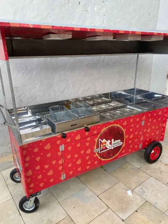 Carrinho de lanches em inox - LacerdA Inox - Foto 6