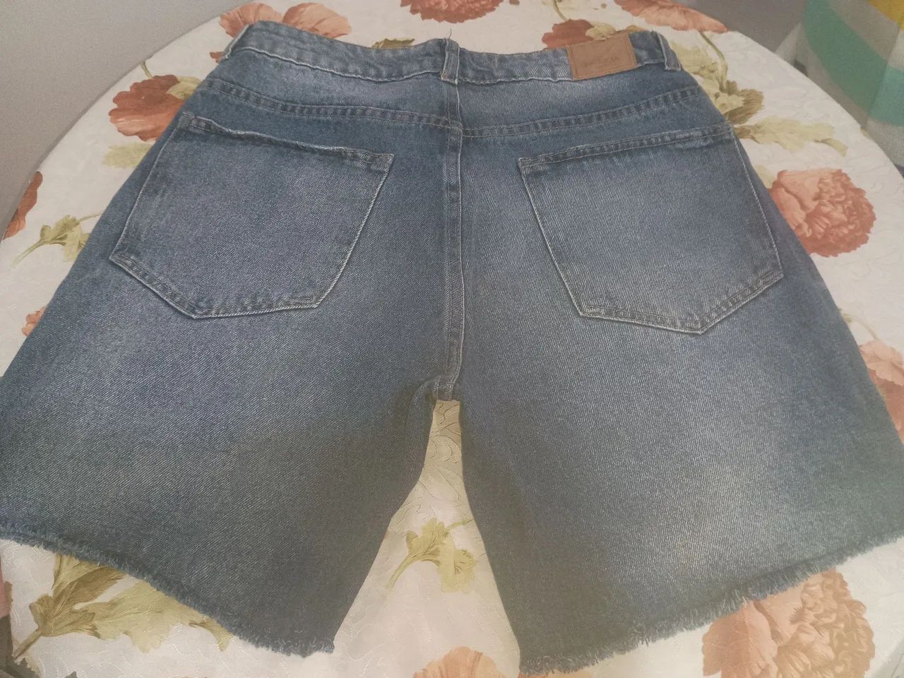 Bermuda, shorts jeans meia coxa. - Foto 5