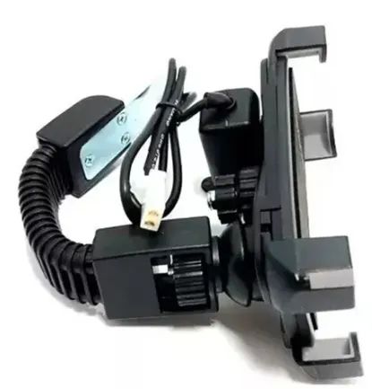 Suporte De Celular para Moto com Carregador Usb Exbom SP-CA55 - Foto 2