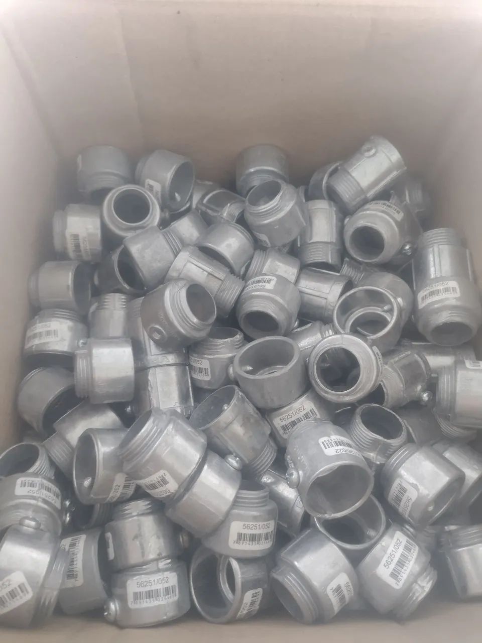 Box reto 3/4 e 1"  para caixinha condulete 
