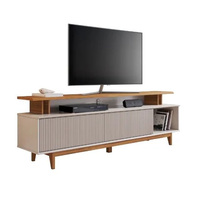 12X SEM JUROS - BANCADA 100% MDF COM 2 PORTAS | PARA TV ATÉ 75? - Foto 3