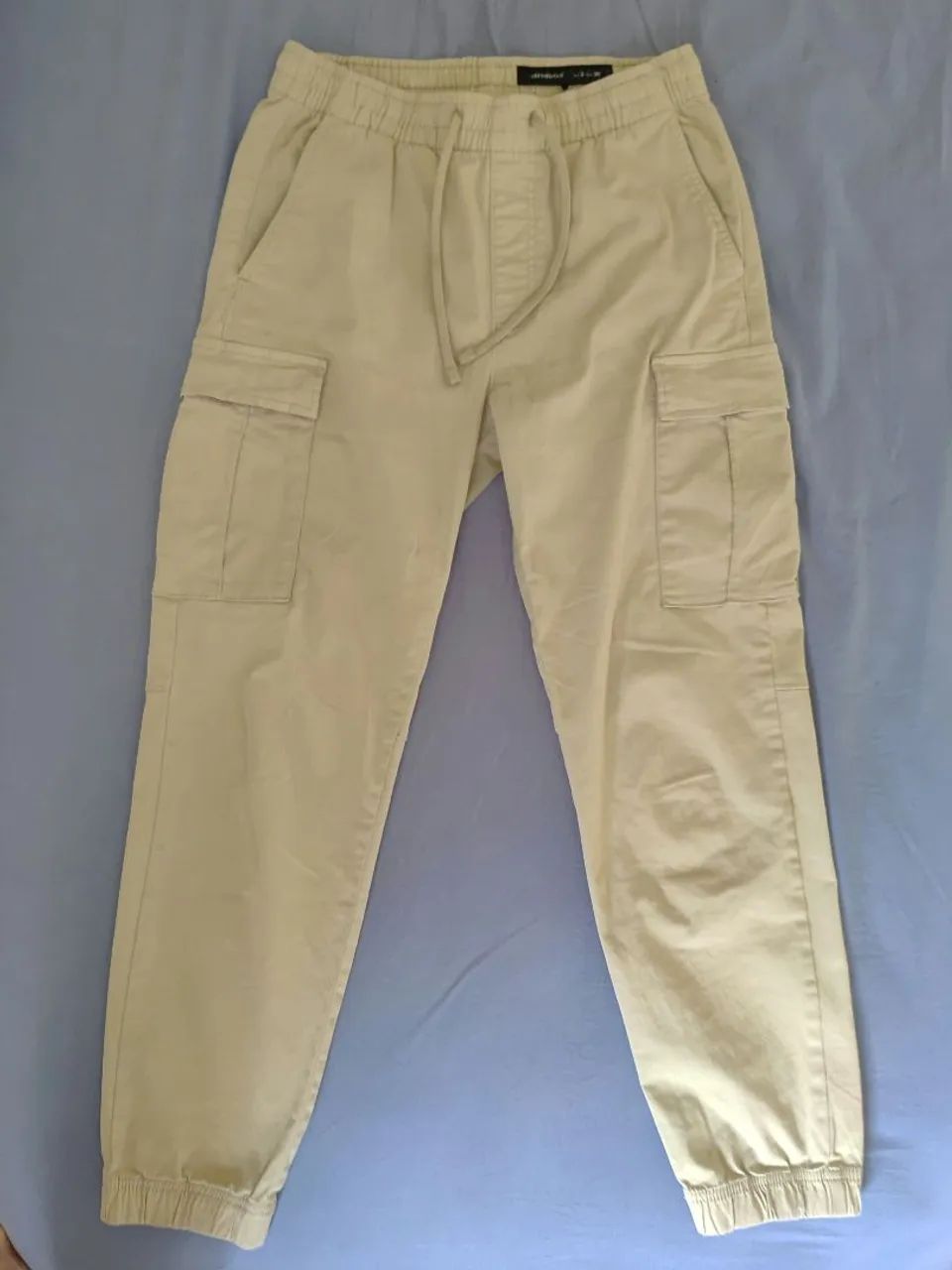 Calça Cargo Jogger Unisex Bege Lefties - Foto 3