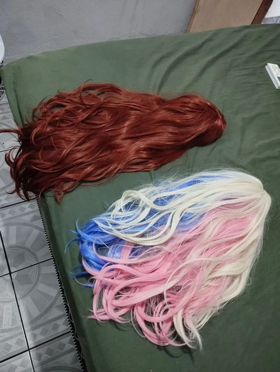 Perucas de cabelo sintético - 2 peças