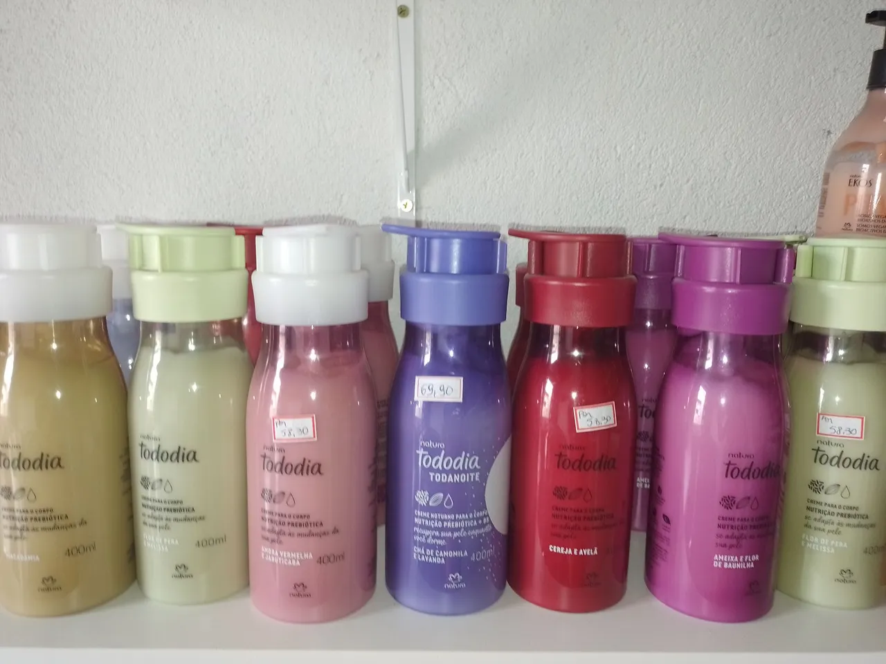 Creme para o Corpo Tododía - Vários aromas - 400ml