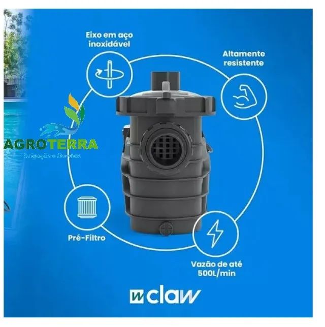Bomba para Piscina 1/2CV Claw - Qualidade e Performance que Você Confia - Foto 5