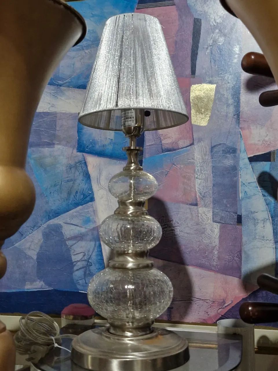 Abajur em Cristal Murano