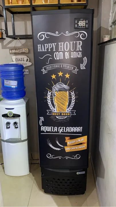 Geladeira Happy Hour - Com os Amigos (cervejeira)