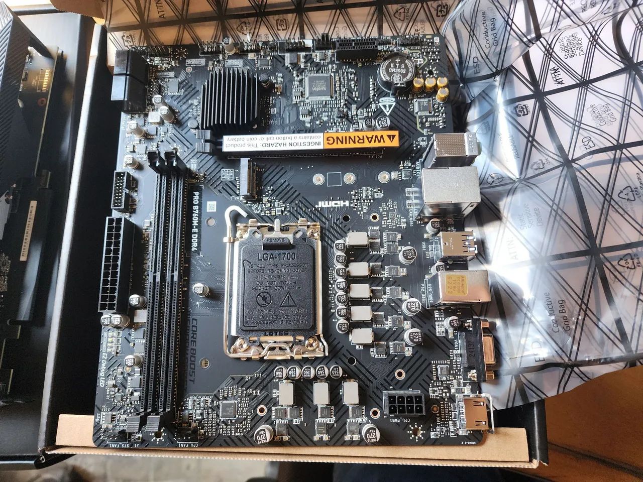 Placa-Mãe MSI PRO B760M-E DDR4 - Foto 3