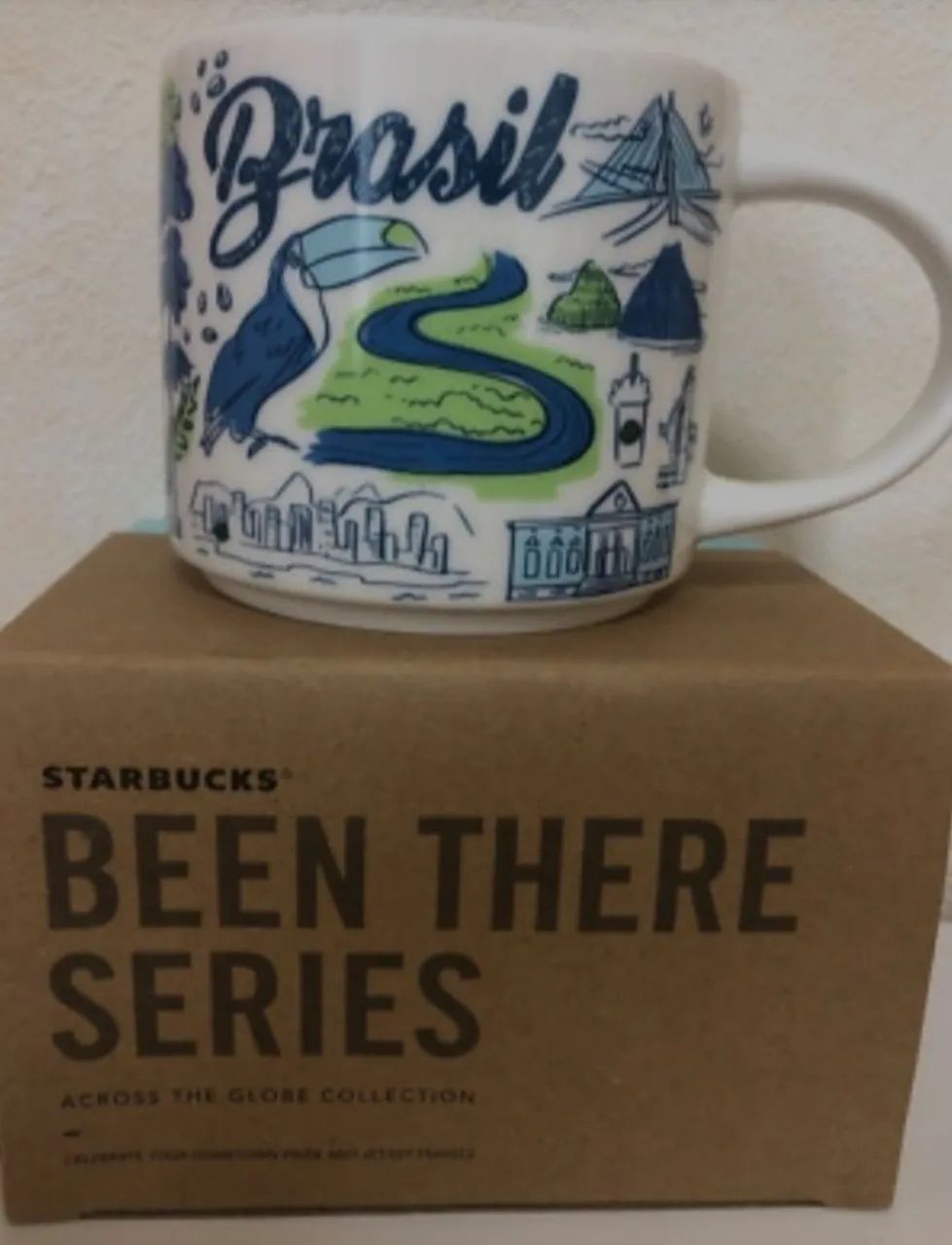 Caneca starbucks Brasil 414ml Nova com caixa - Foto 3