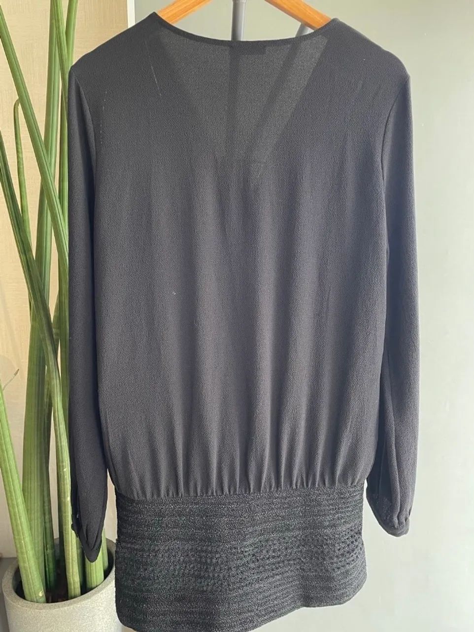 Blusa feminina preta, CANAL - Foto 3
