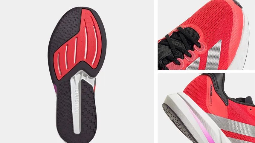 Tênis Adidas Duramo Speed 2 Masculino - Vermelho - Nº 41 - Novo, sem uso e na Caixa - Foto 3