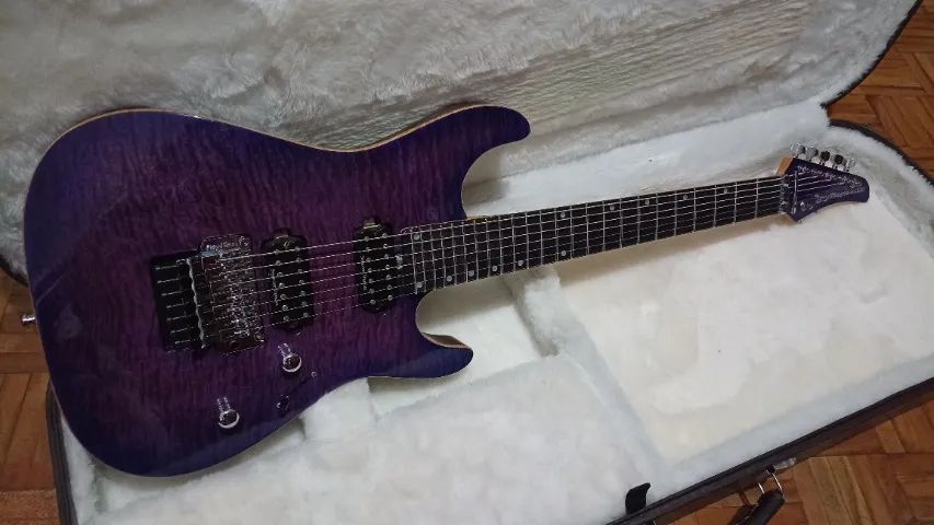 Guitarra Music Maker Custom Pro 7 Cordas  - Foto 6