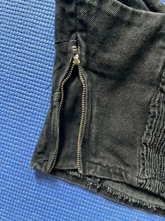 Top Cropped Jeans Preto - Foto 3