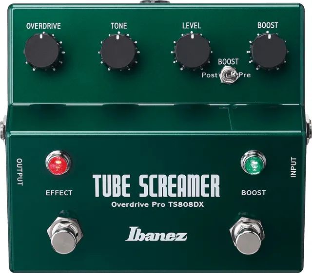 Pedal Ibanez Tube Screamer TS808DX Overdrive Pro - Instrumentos