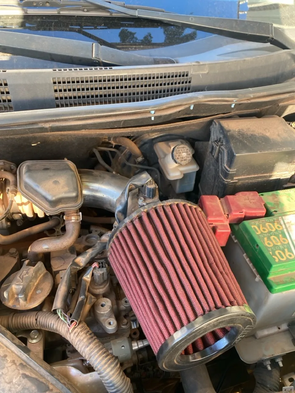 Intake em inox e Filtro da RS Performance 