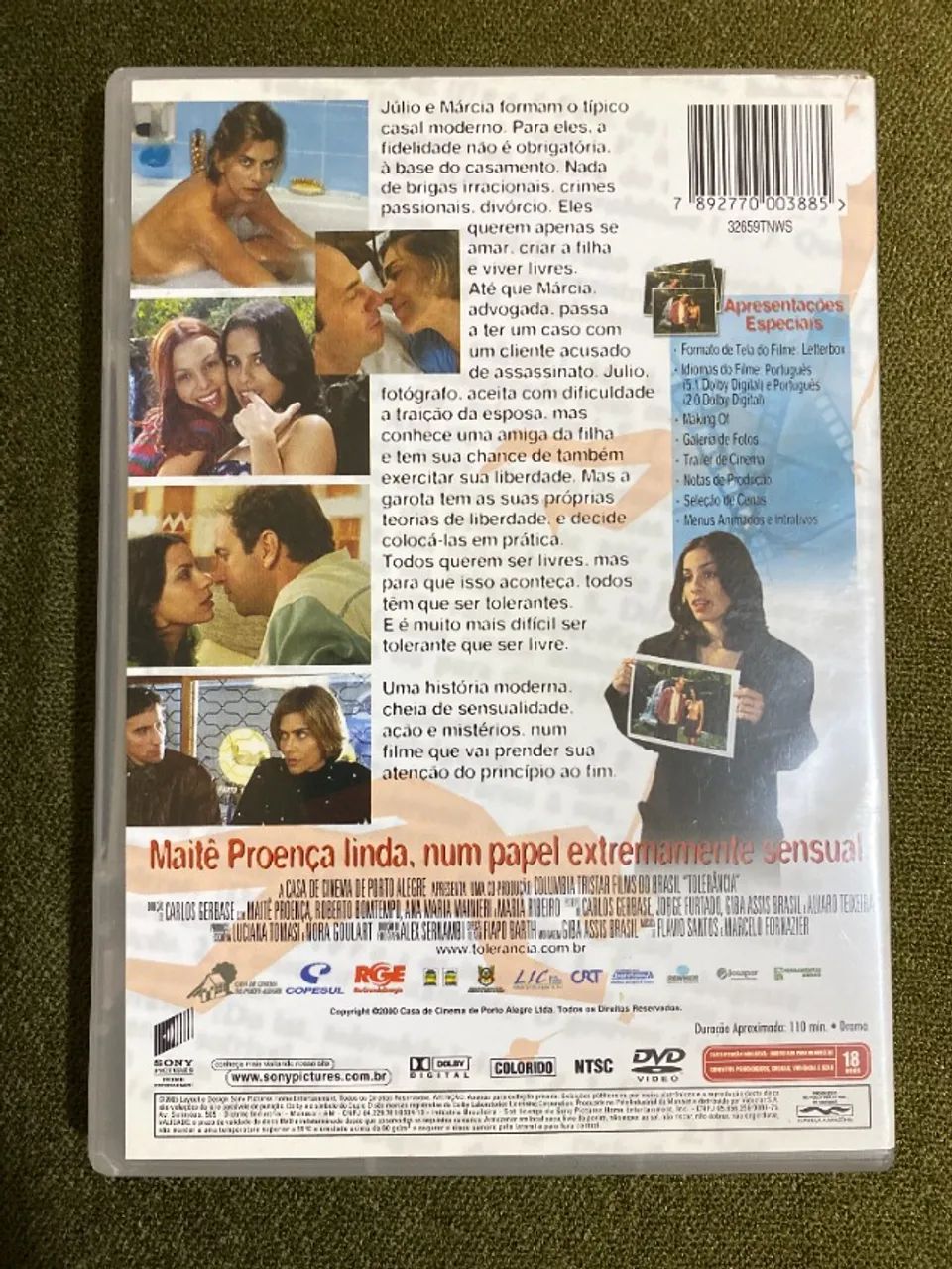DVD do filme Tolerância (Com Maitê Proença/Direção: Carlos Gerbase) Com encarte - Foto 5