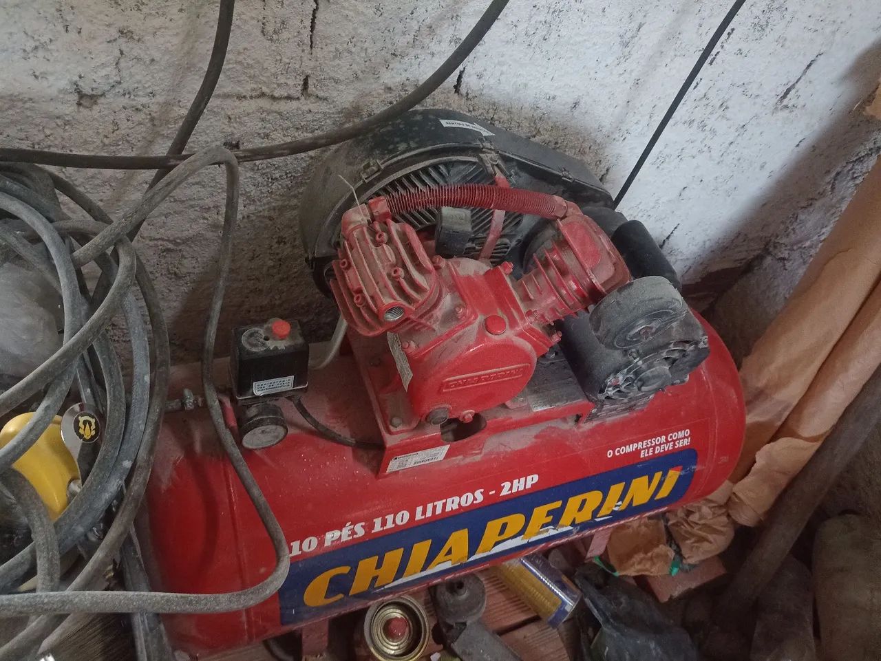 Compressor de ar 110 litros 4 meses de uso  - Foto 2