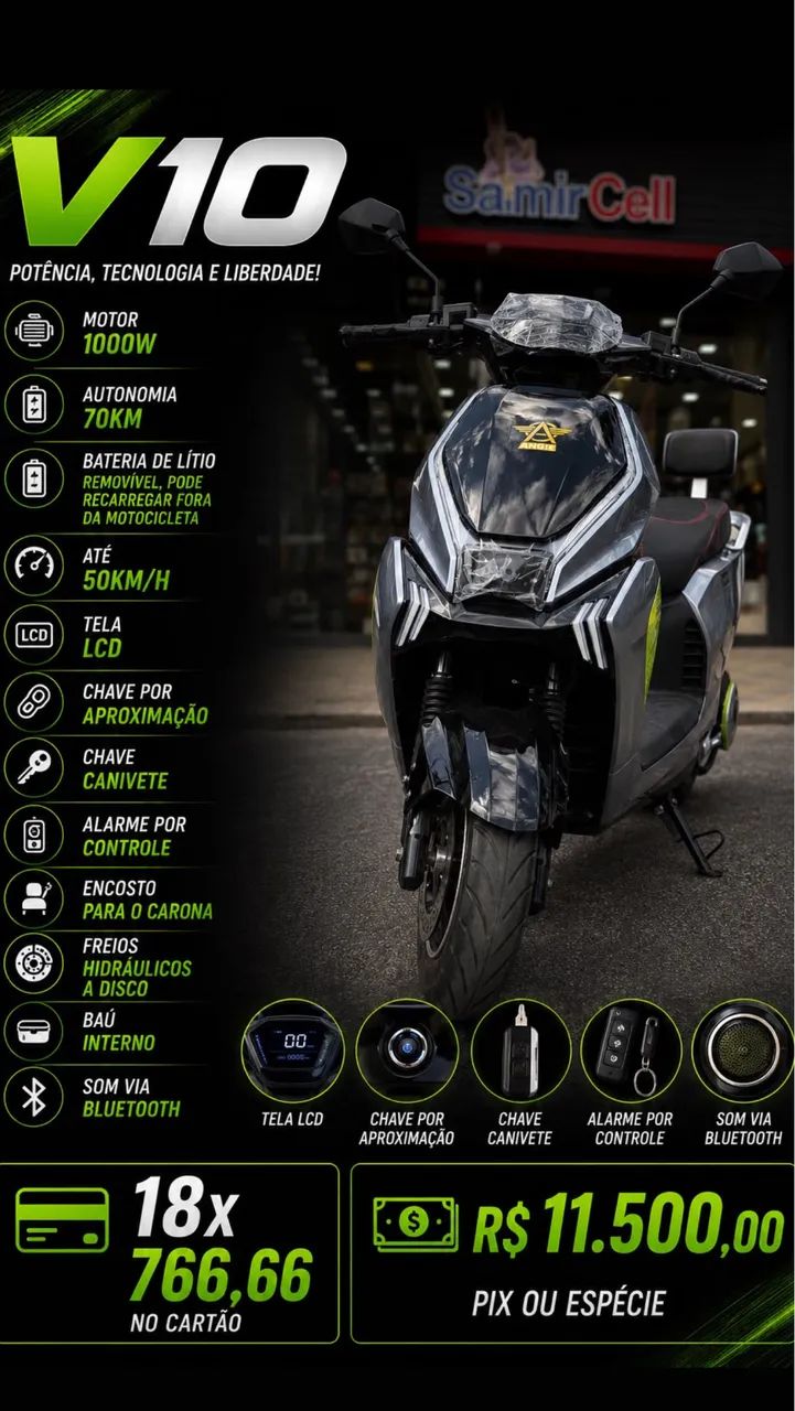 Moto Elétrica V10