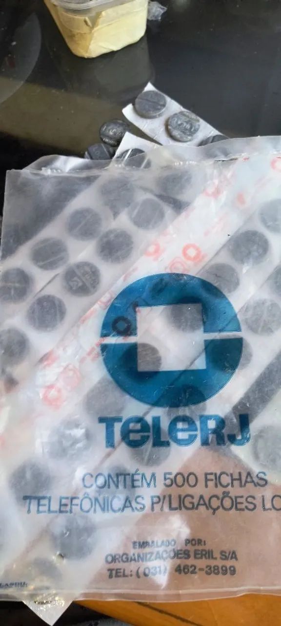Fichas de telefone antigas  - Foto 4