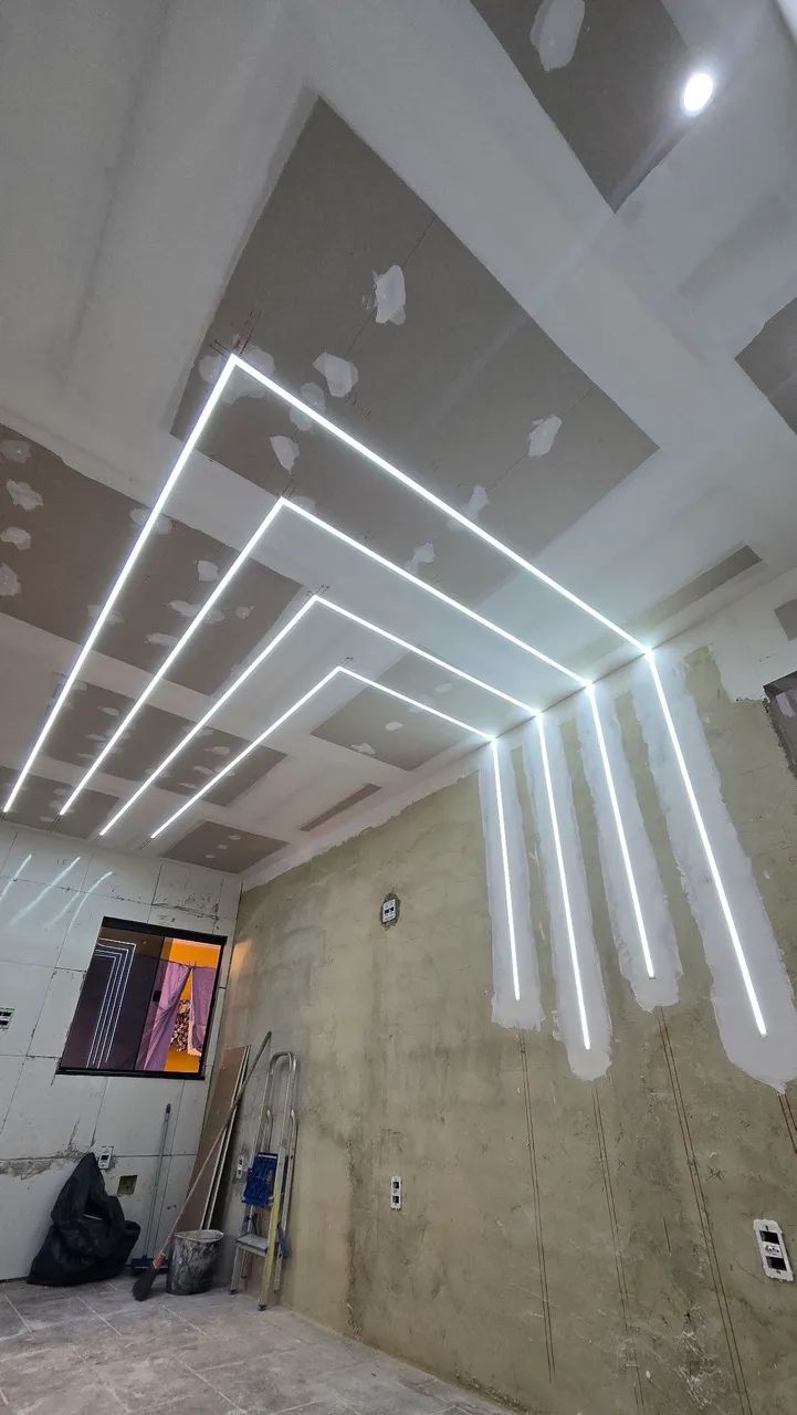 Perfil de led e iluminação. 