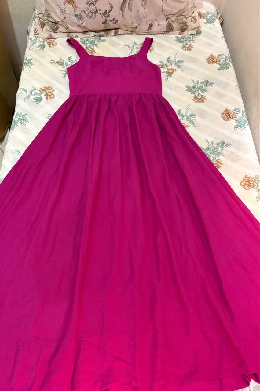 Vestido corselet rosa Farm  - Foto 4