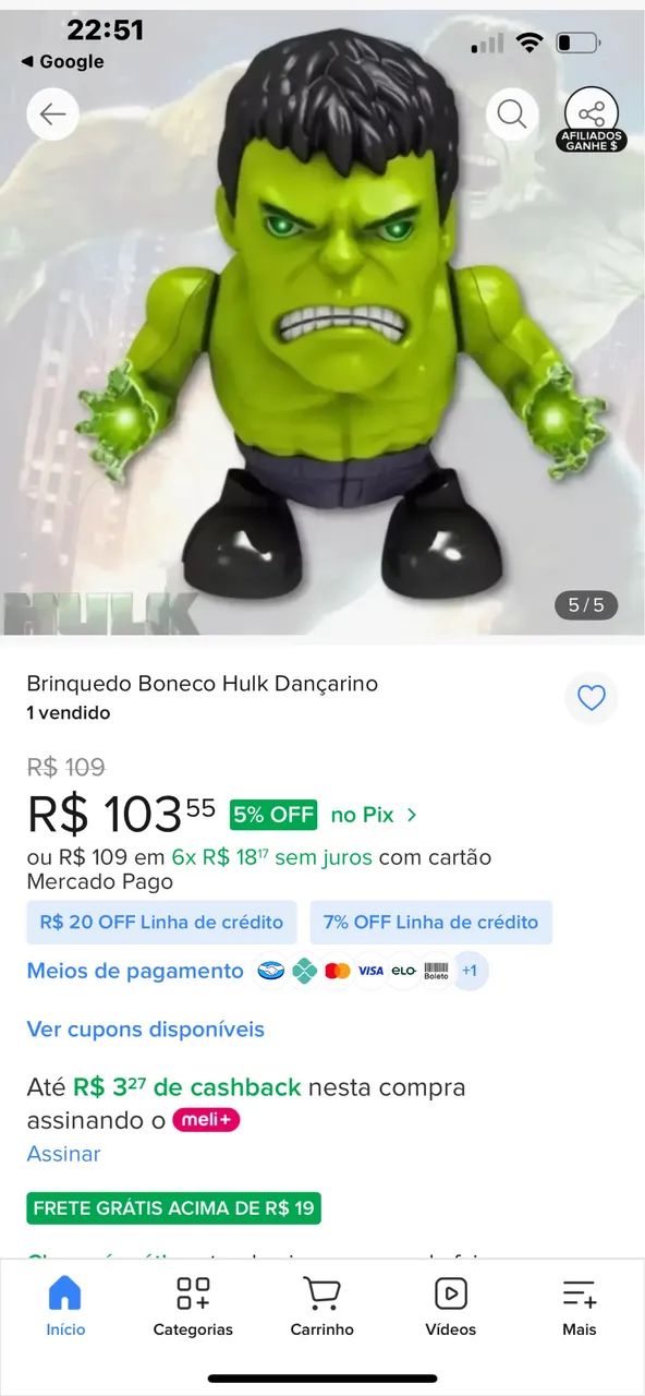 Hulk dançarino - Foto 3