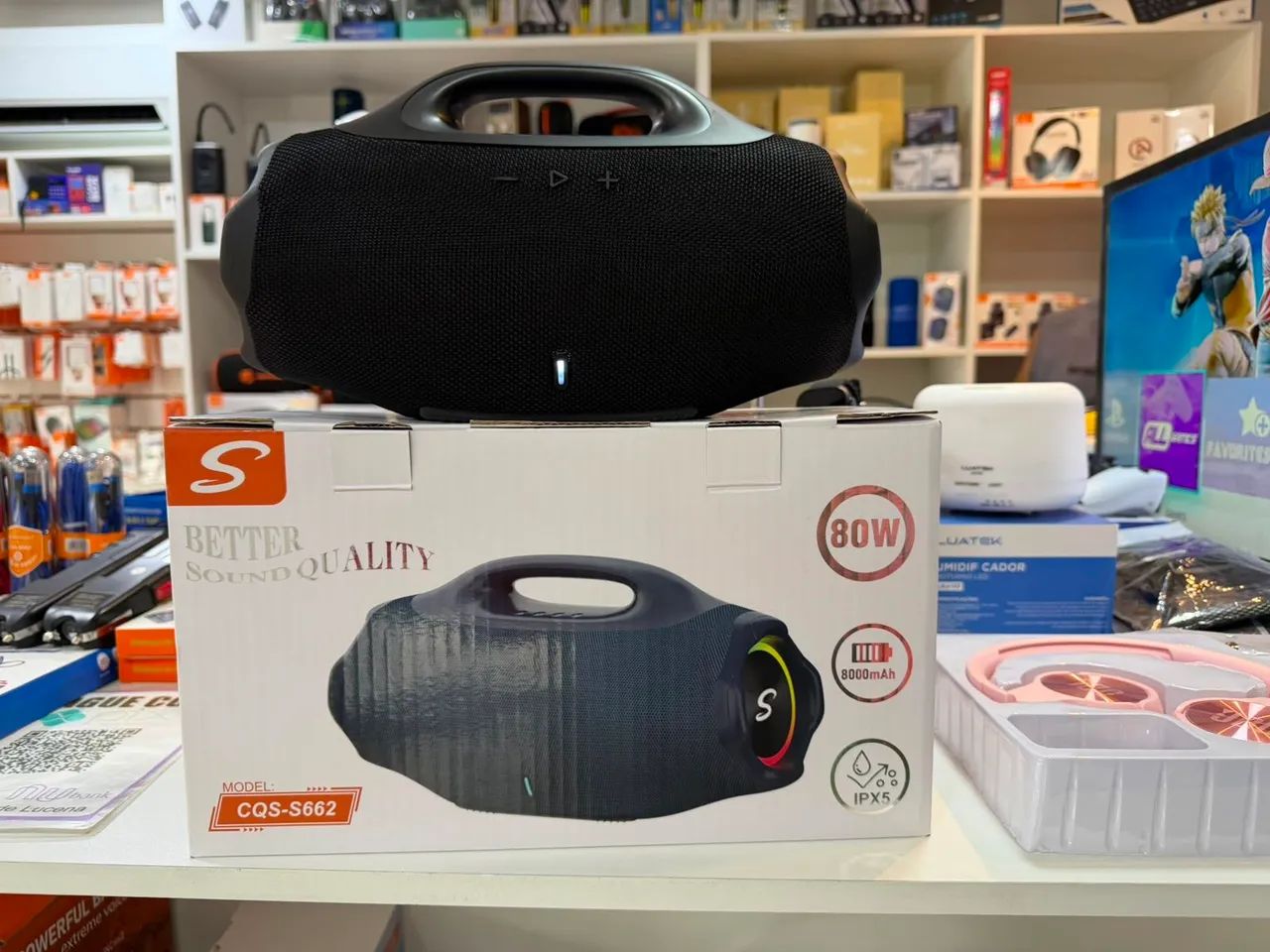 SOM BLUETOOTH PORTÁTIL 80W - Foto 5