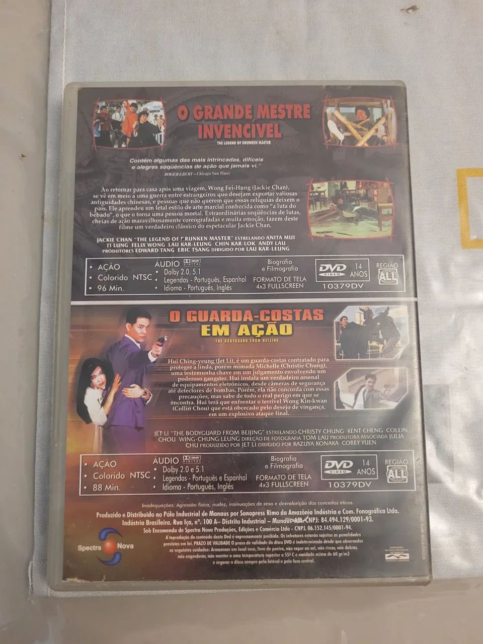DVD Jackie Chan e Jet Li Mídia Original - Foto 2