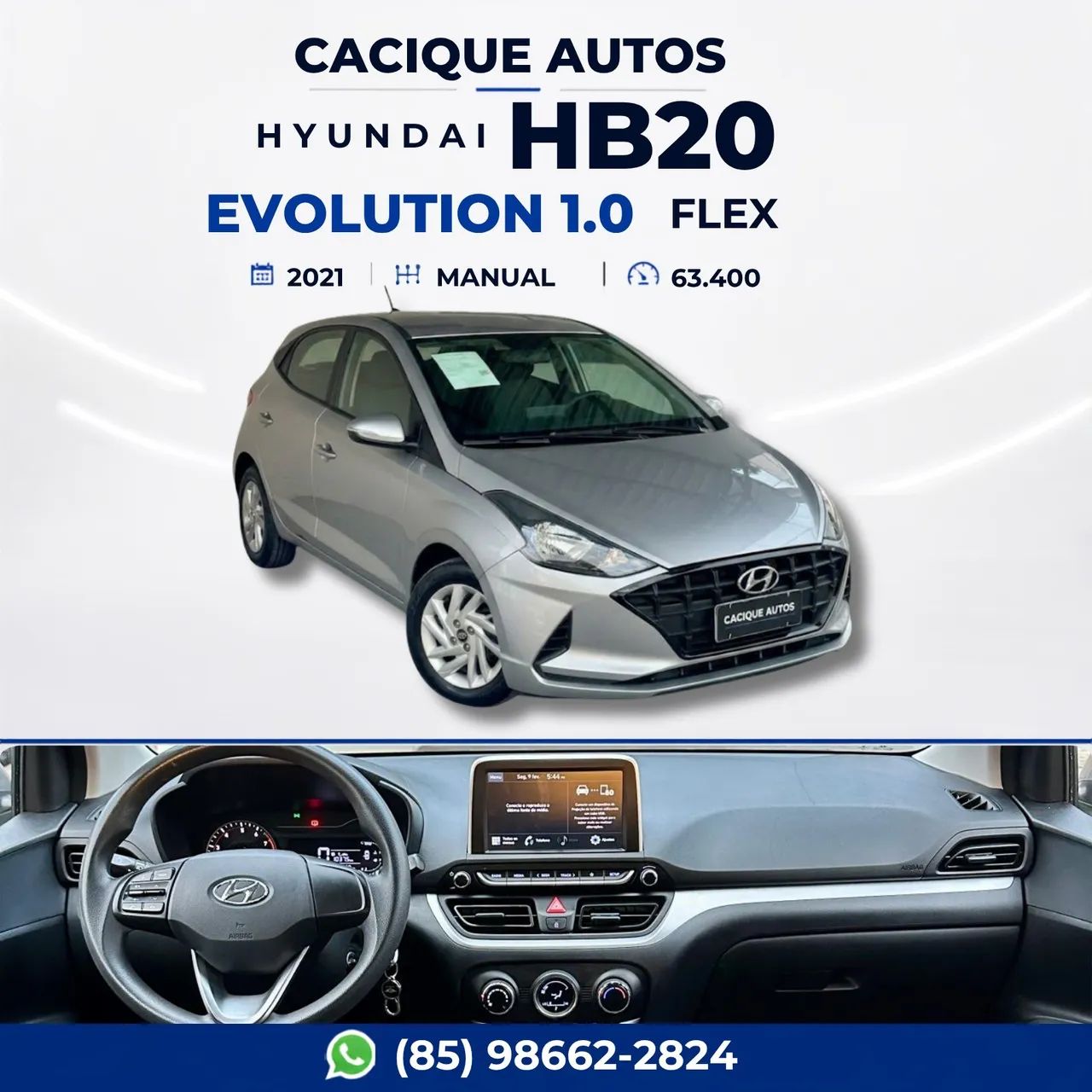 Hyundai HB20 Evolution 1.0 Flex 12V MEC 2021