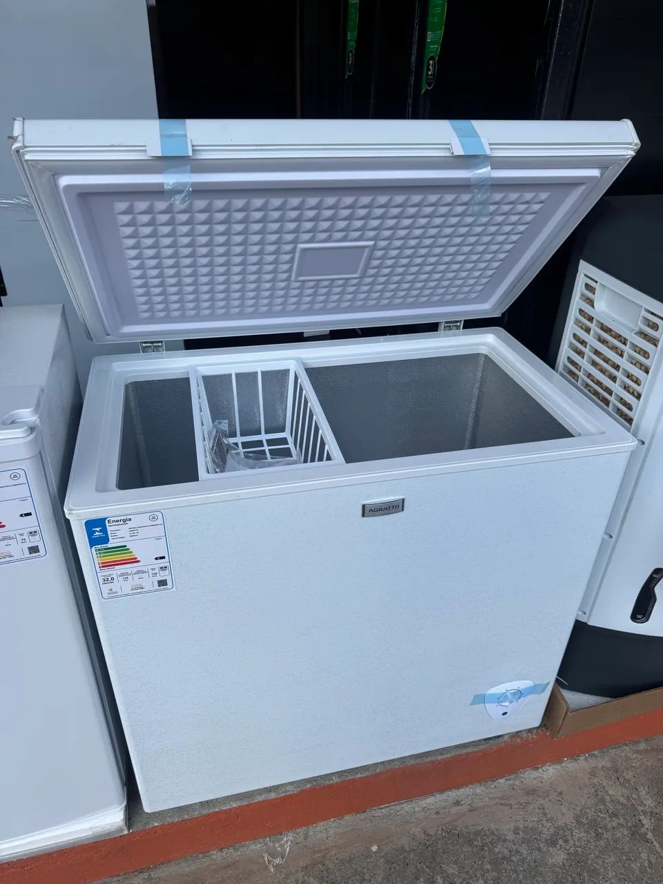 Freezer horizontal 140 litros (novo) - Foto 4
