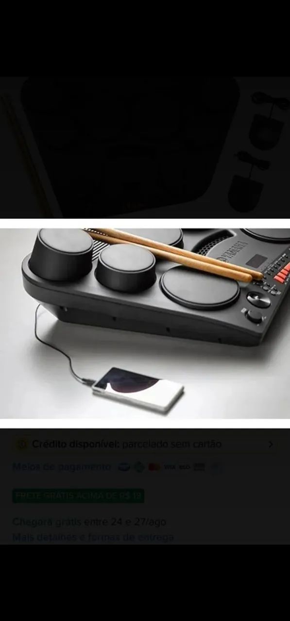 Bateria Eletrônica yamaha DD75 - Foto 5