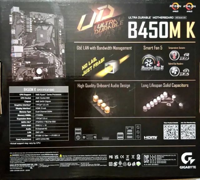 Placa mae Gigabyte b450 Gaming  - Foto 2