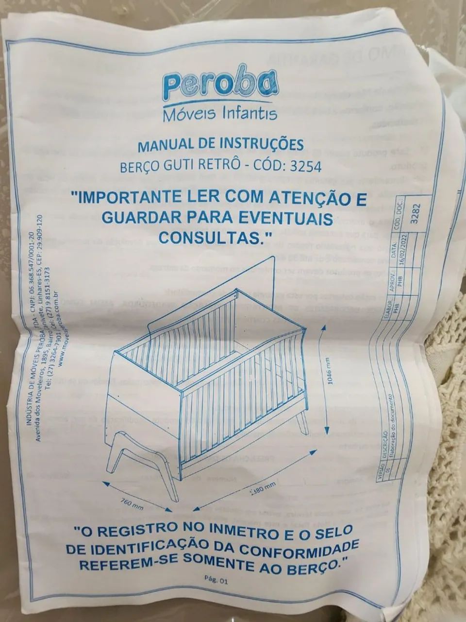 Berço Guti Retrô 3 em 1 - Excelente Estado - Foto 2