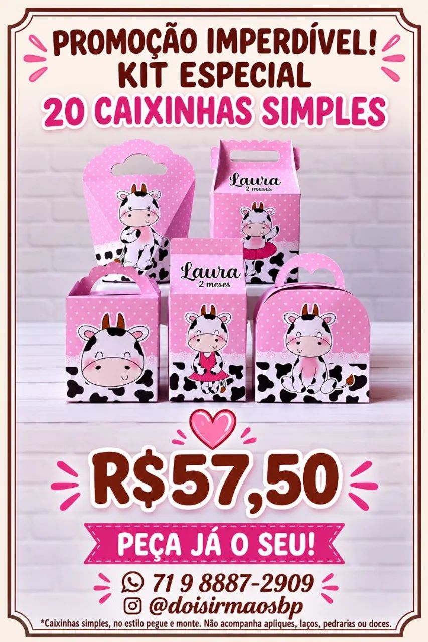 CAIXINHAS PERSONALIZADAS 