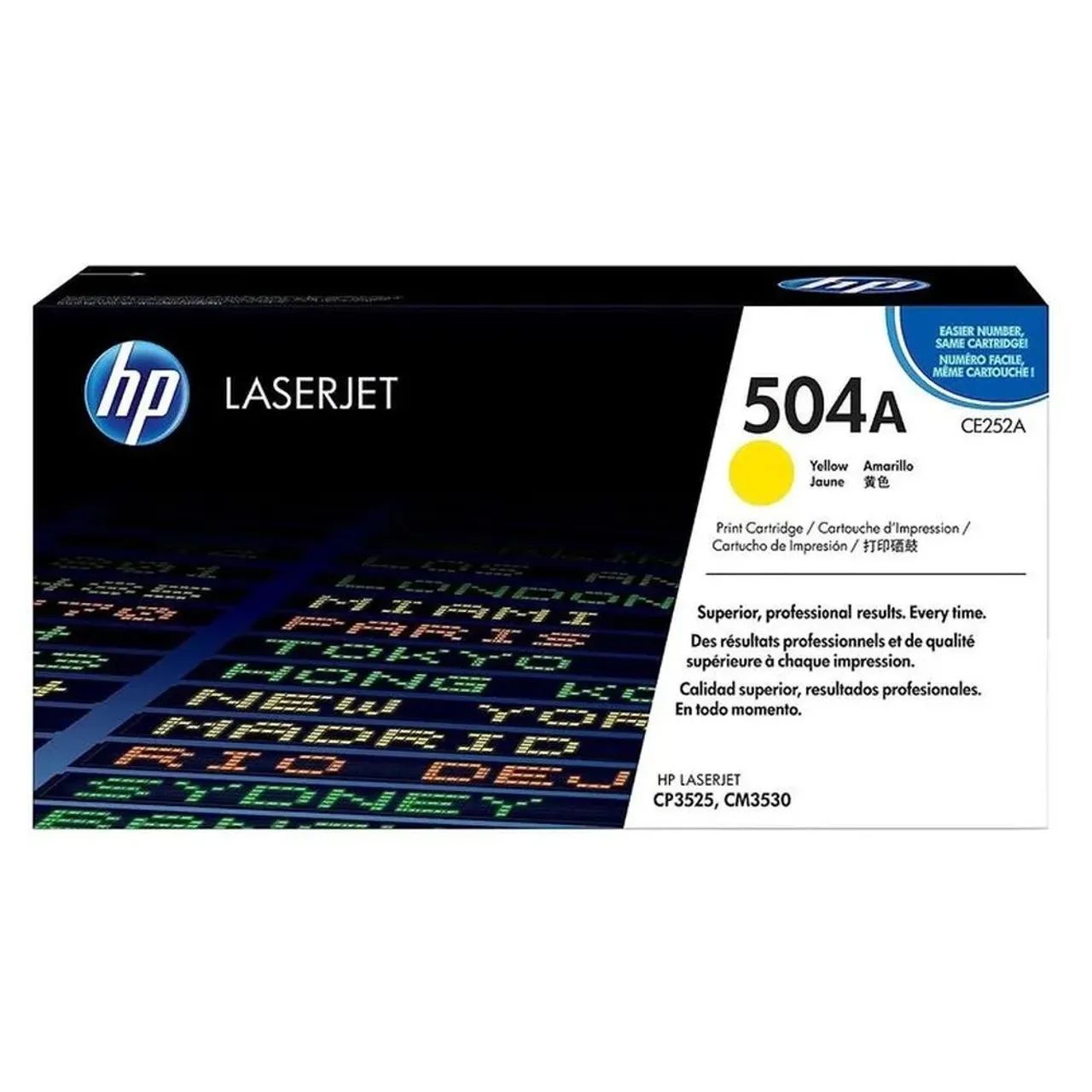 toner HP 504A Amarelo (CE252A) original