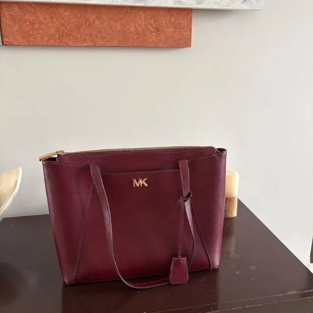 bolsa tote michael kors bordo