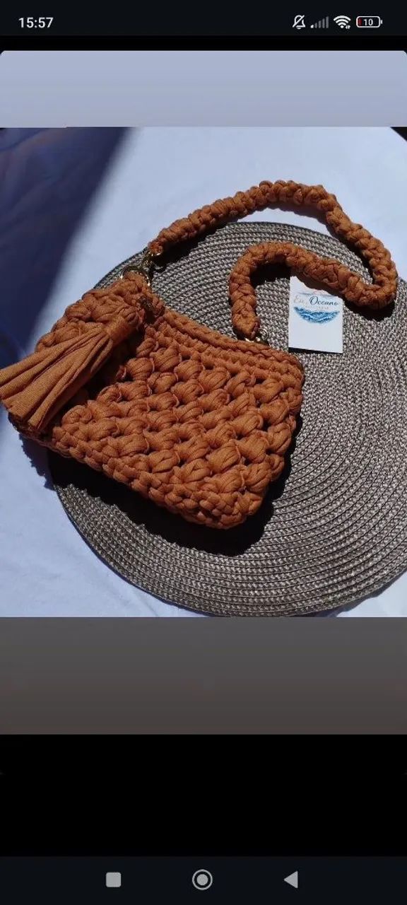 Bolsas de crochê 