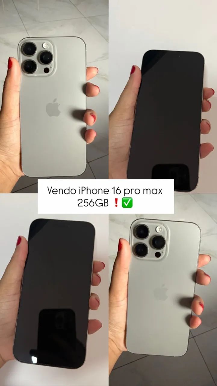 Vendo IPhone 16 pro max 256GB 