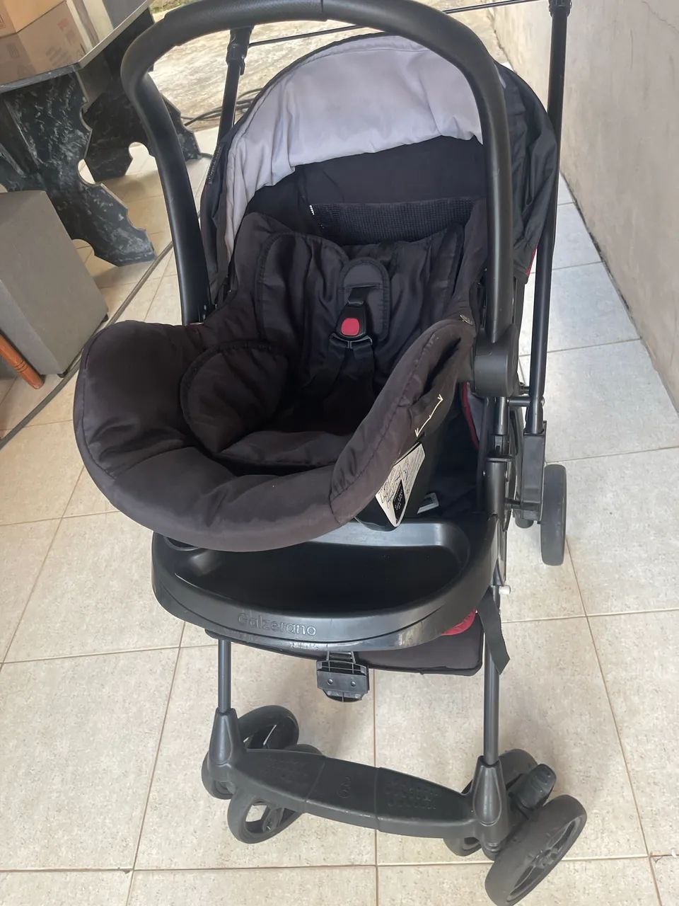 Carrinho + Bebê Conforto Travel System Galzerano 