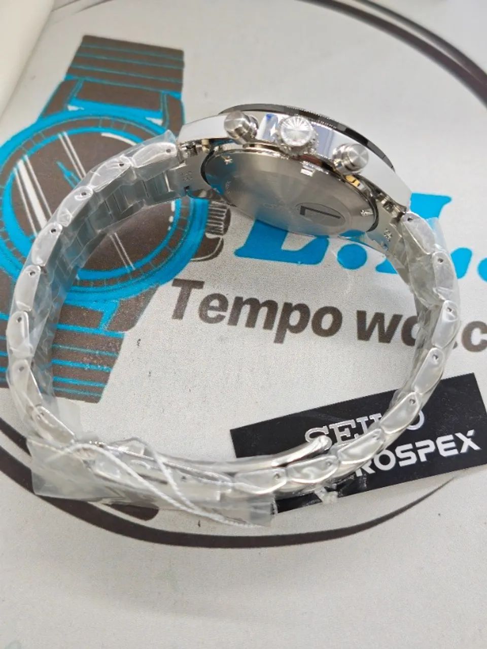 RELOGIO SEIKO SPEEDTIMER SALMÃO - Foto 4
