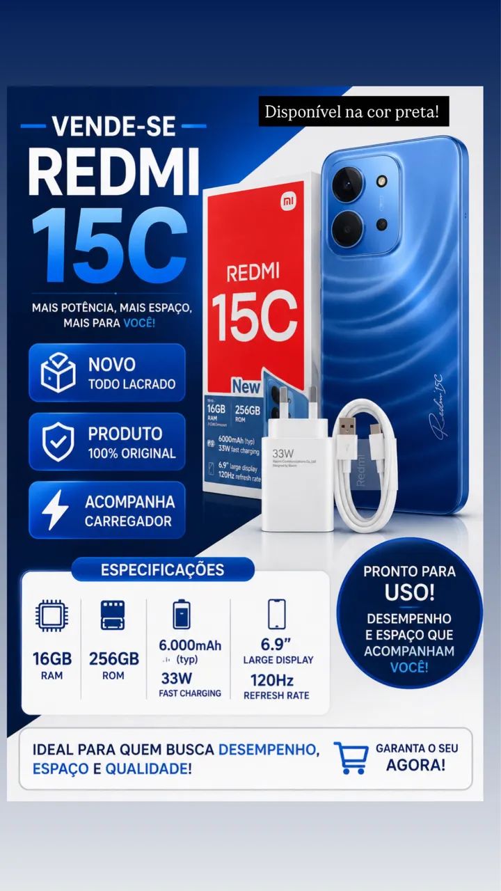 Celular Redmi 15c