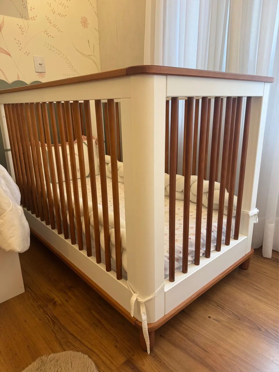 BERÇO ALLEGRINI BABY + COLCHÃO - Foto 4