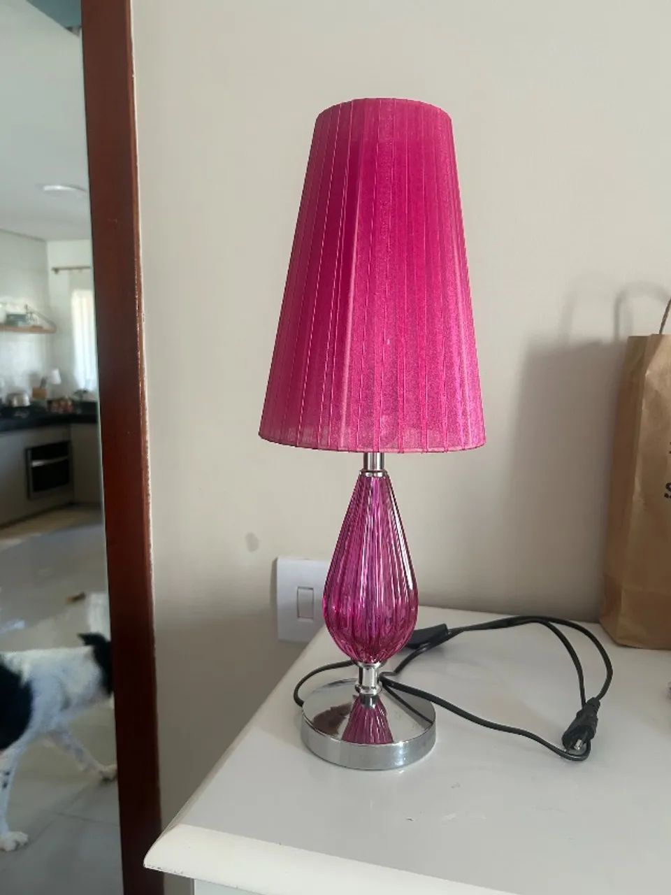 Abajur rosa
