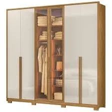Guarda roupa 4 gaveta 2 portas com vidro Novo a pronta entrega Novo a pronta entrega  - Foto 2