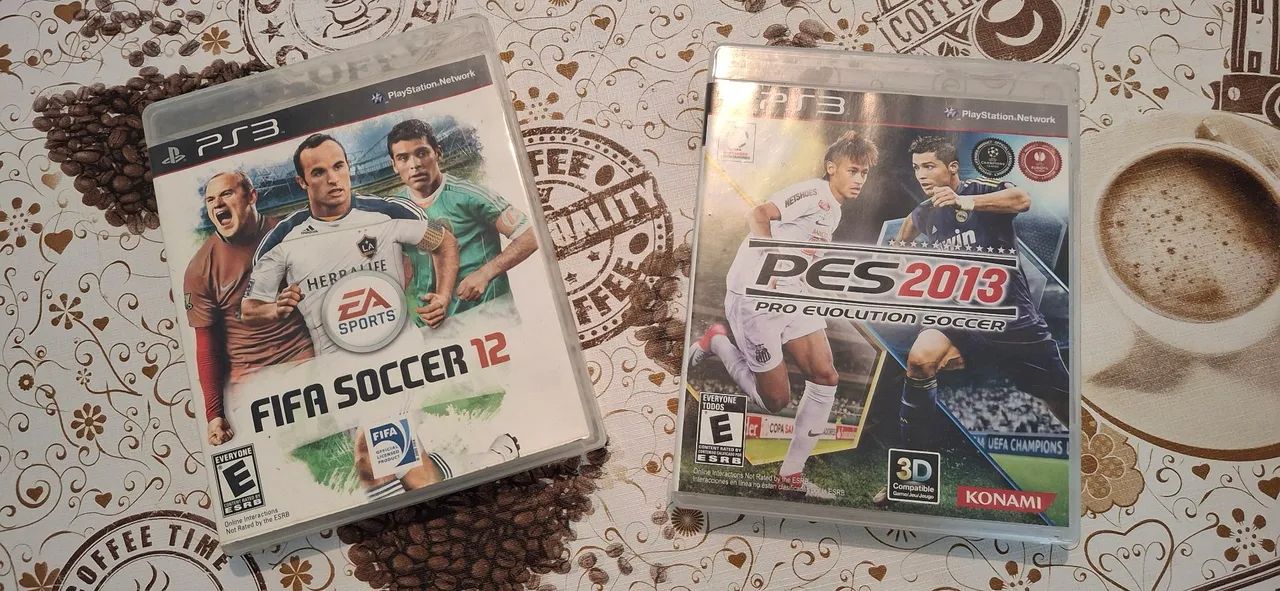 Fifa soccer 12 e PES 2013 PS3 