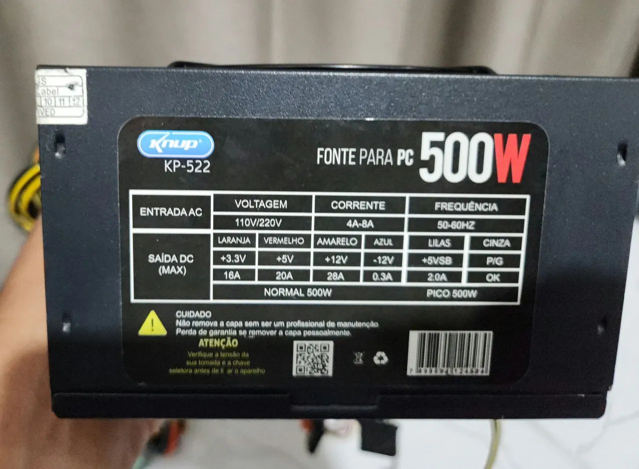 Lote com 2 fontes sem teste  - Foto 5