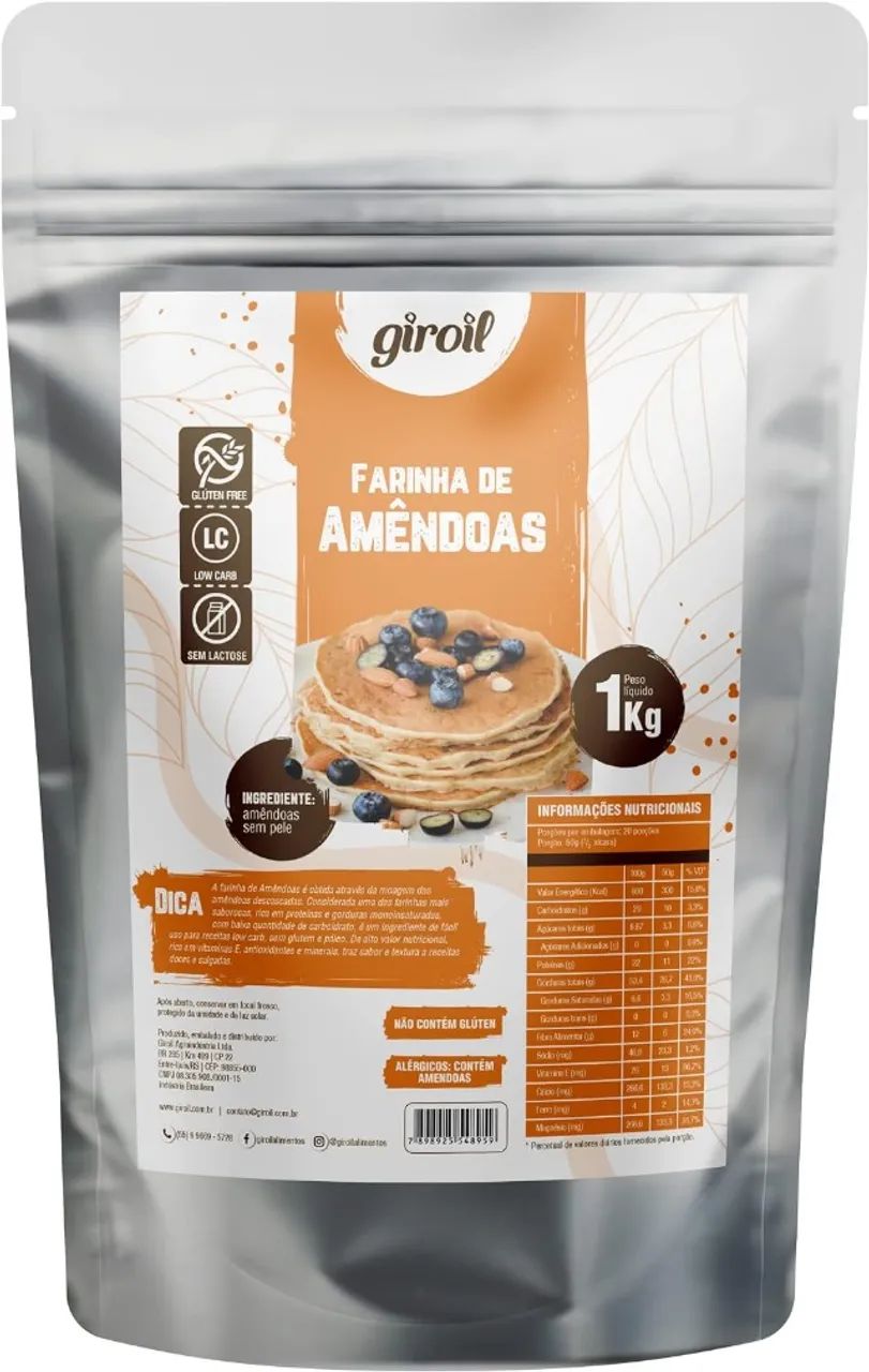 Farinha de Amendoas 1kg - Foto 3