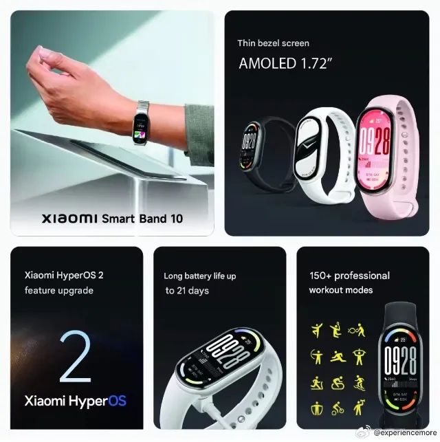 Xiaomi Smart Band 10 Prata cx lacrada - Foto 3