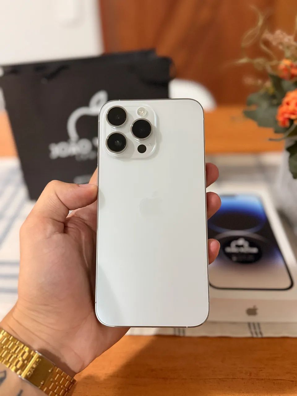 Apple iPhone 14 Pro max 256GB ホワイト 本体のみ IPhone 14 Pro Max 256GB – Branco - Elppa Store