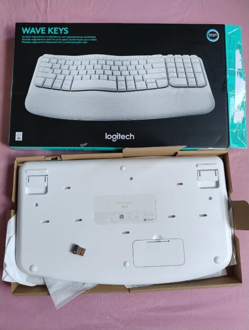 Teclado Logitech Wave Keys - Novo na Caixa - Foto 4